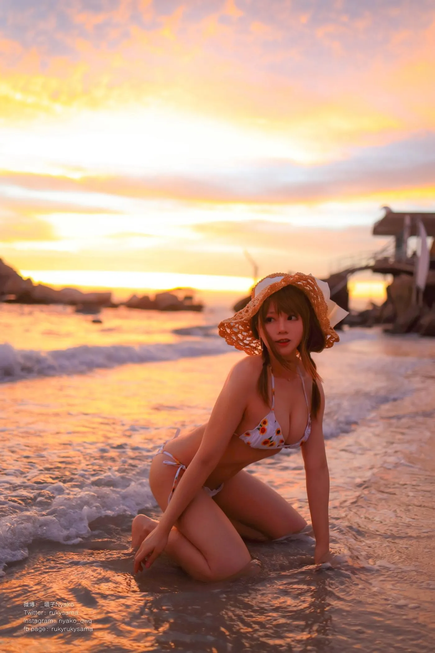 Nyako喵子 – NO.57 向日葵比基尼 [66P]插图2